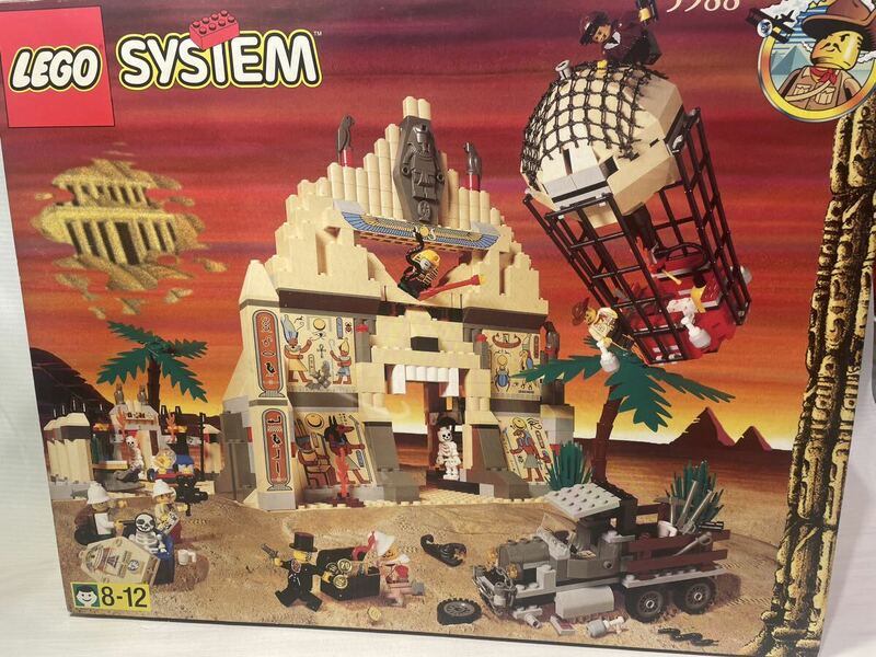 箱　説明書　付き　LEGO レゴ ナイルの魔宮 5988 世界の冒険　ジョニー　サンダー　フラァラオ　ミイラ　BOX 