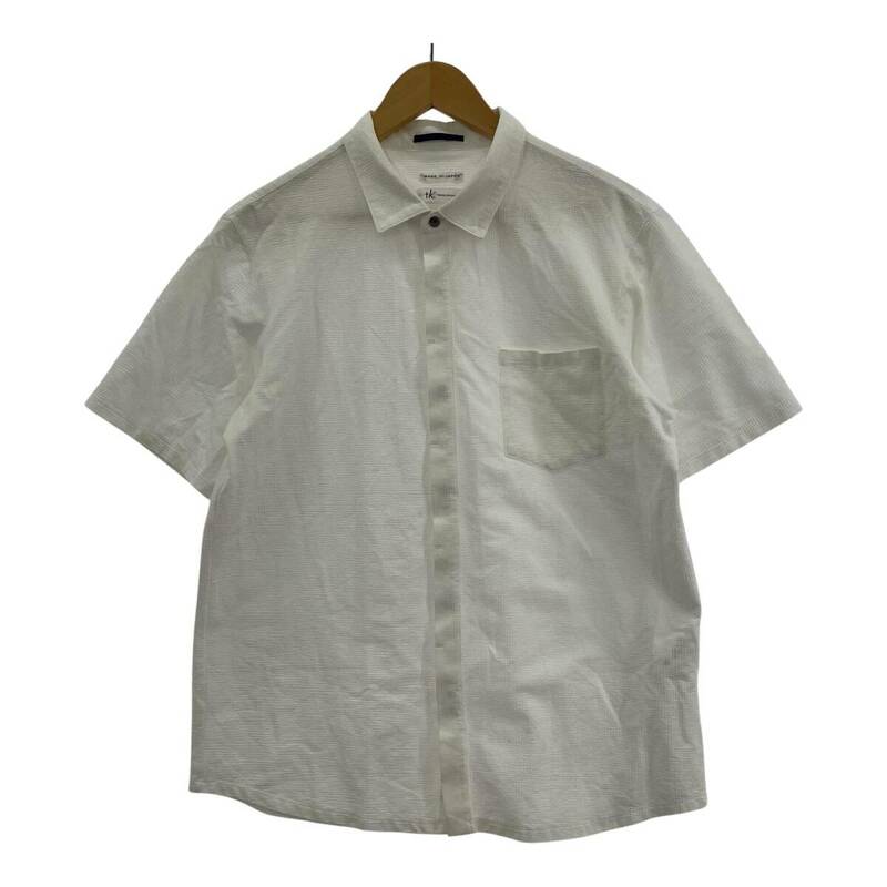 TAKEO KIKUCHI タケオキクチ 半袖 半袖シャツ sizeL/アイボリー メンズ