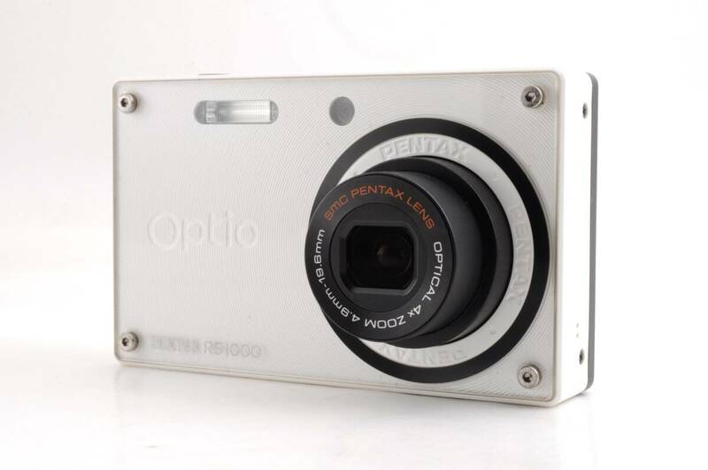 動作品 ペンタックス PENTAX Optio RS1000 オプティオ 白 ホワイト コンパクトデジタルカメラ 管K6680