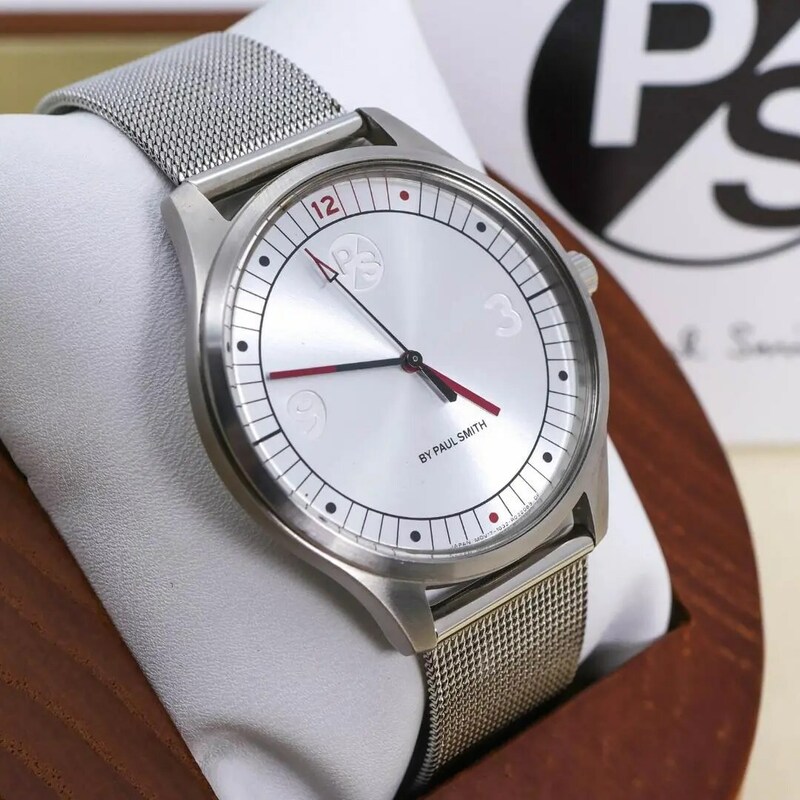 ◆希少 稼働 Paul Smith 腕時計 1000本限定 チェンジベルト c
