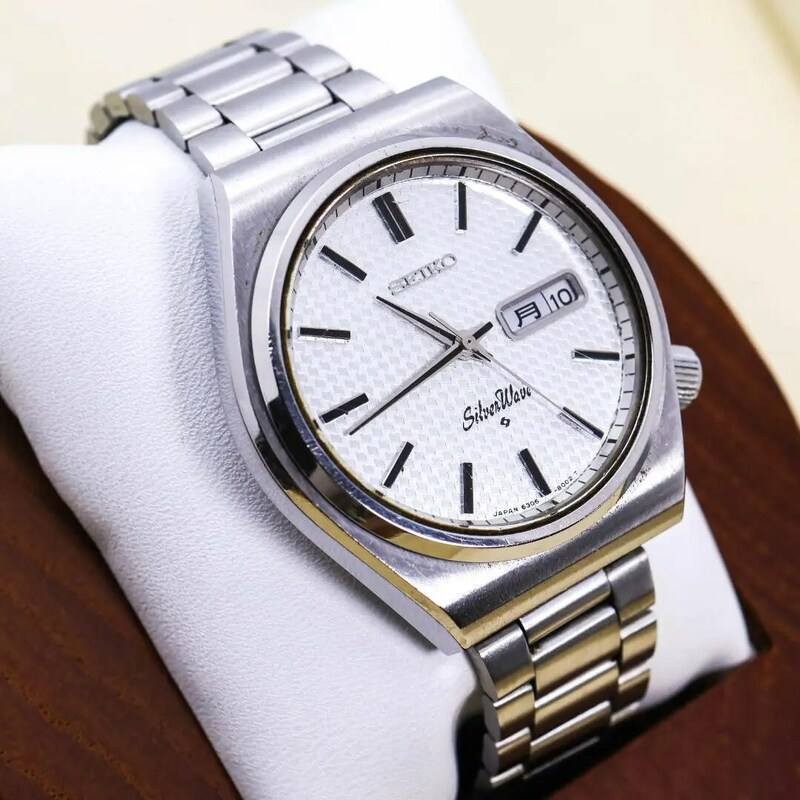 ◆稼働 SEIKO 5ACTUS SilverWave 腕時計 自動巻き q