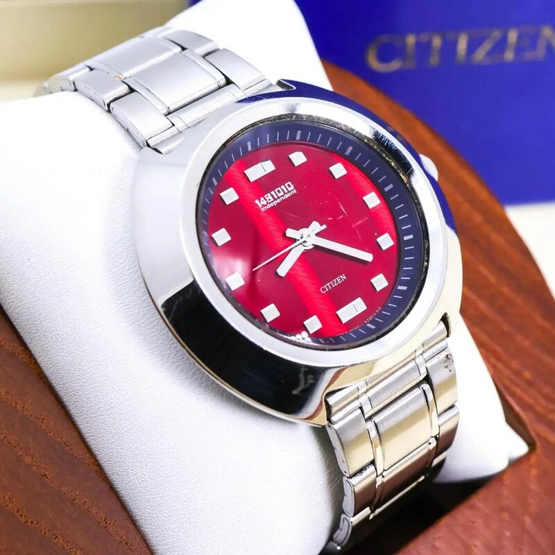 ◆稼働 CITIZEN 腕時計 インディぺンデント 1481010 新品電池 x