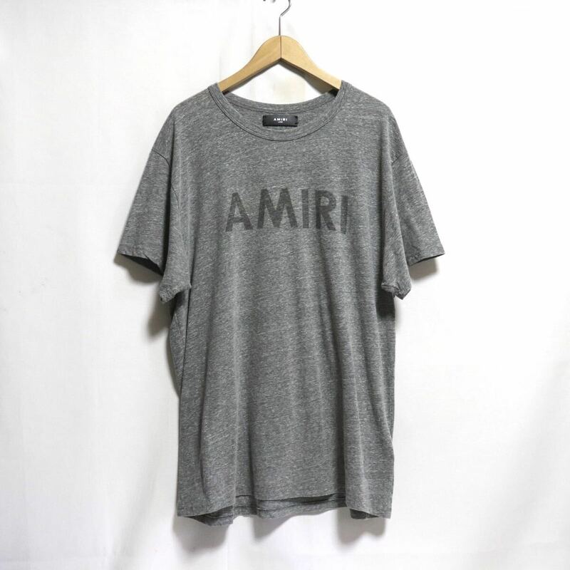 トレンド【amiri アミリ】ロゴ 半袖 カットソー Tシャツ 