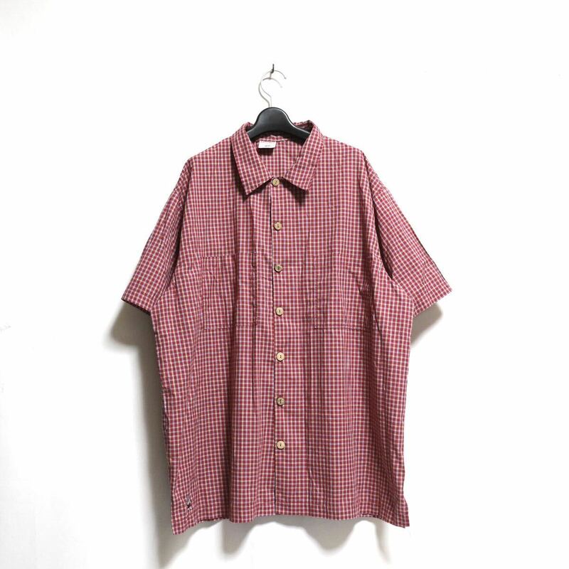 希少【birdwell バードウェル】vintage 刺繍/シャツ 半袖 チェックシャツ