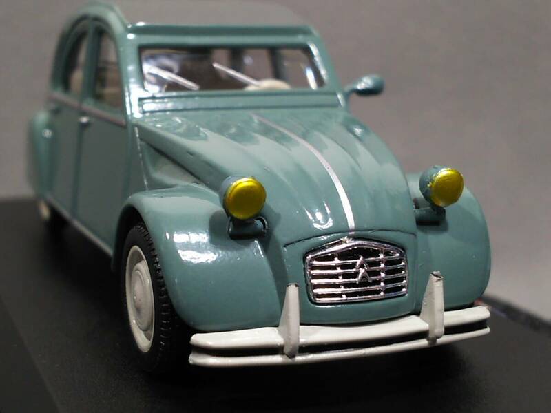 デルプラド CITROEN 2CV シトロエン 2CV キャンバストップ フランス車 ミニカー 縮尺1/43 送料410円 同梱歓迎 追跡可 匿名配送