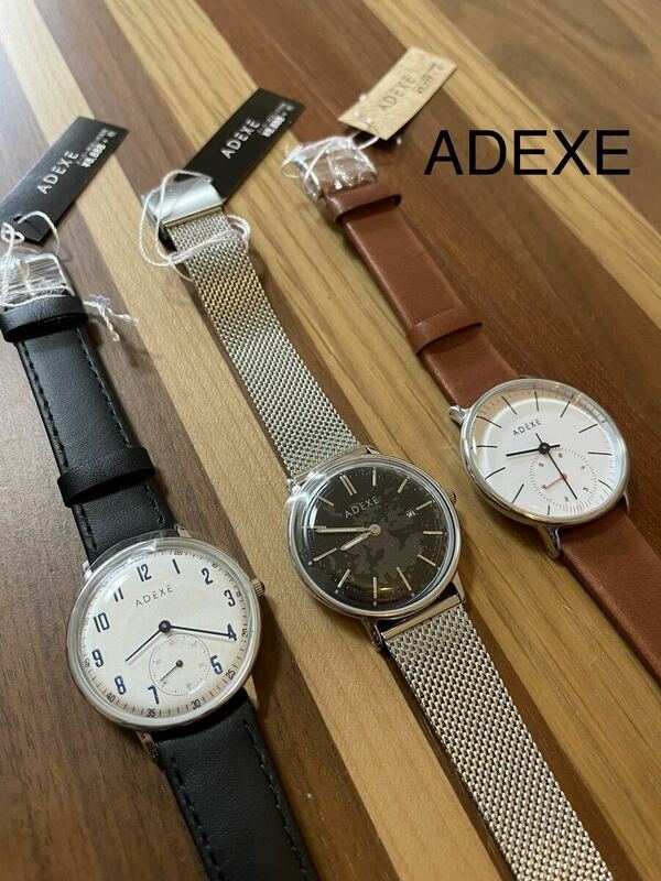 3点セット　ADEXE アデクス　腕時計　アナログ　レディース　①⑧①⑧