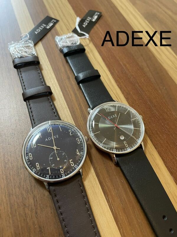 2点セット　ADEXE アデクス　腕時計　アナログ　メンズ　⑥⑧⑦