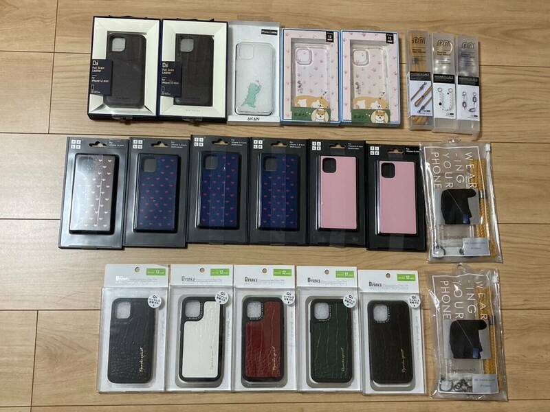 ◆34 iPhone 12mini ケース フォンネックレス チェーンショルダーストラップ ハンドチェーンストラップ まとめ売り 新品