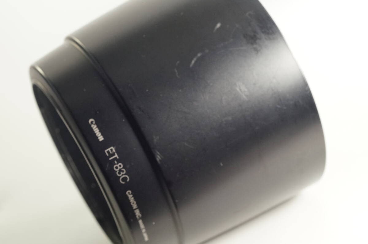 1065『並品』 Canon ET-83C キャノン EF100-400mm F4.5-5.6L IS用 レンズフード