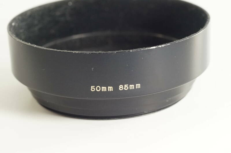 049『おおむねキレイ』KONICA 50mm 85mm コニカAR HEXANON 50mm AR HEXANON 85mm コニカ 金属製レンズフード