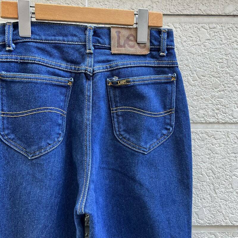 80s 90s USA製 Lee デニムパンツ 濃紺 ジーンズ ジーパン テーパード リー アメリカ製 古着 vintage ヴィンテージ レディース 色残り