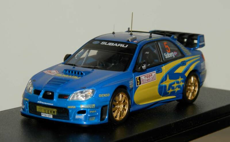 hpi・racing 1/43 SUBARU IMPREZA WRC #5 2006 ラリー・モンテカルロ