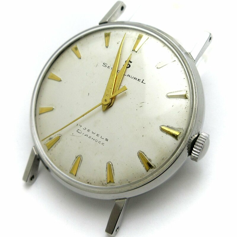 セイコー ローレル 手巻き メンズ Sマーク J14000 時計 精工舎 SEIKO LAUREL 1958年製 難あり ジャンク