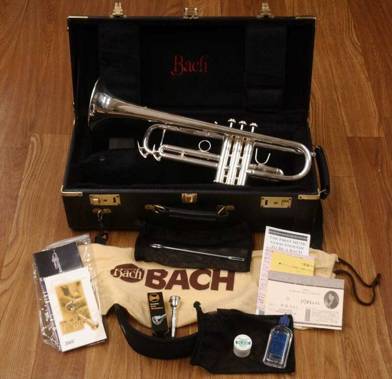 Bach B♭ TRUMPET VINCENT MODEL SP ML ELKHART IN USA ■ マウスピース5B/ケース付 トランペット バック エルクハート ■
