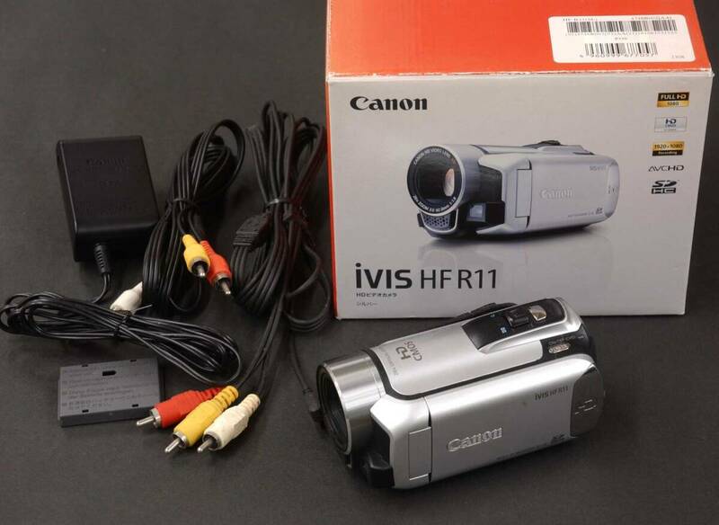 Canon iVIS HF R11 AV配線/充電器付 ■ キヤノン デジタルビデオカメラ ■