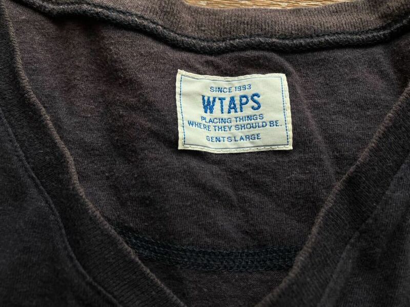 Wtaps Blank SS C ポケットTシャツ　ダークネイビー　size L