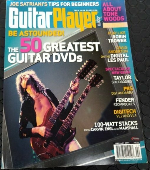 米国GUITAR PLAYER FEBRUARY 2008 特集：THE 50 GREATEST GUITAR DVD.s