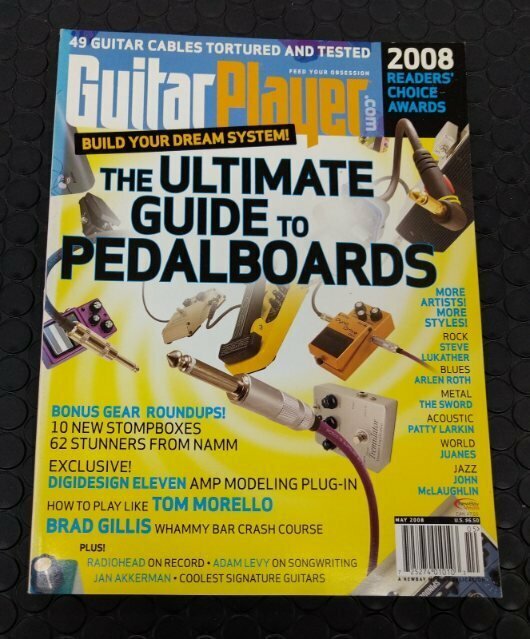 米国GUITAR PLAYER MAY 2008 特集：How to build the perfect Pedalboard