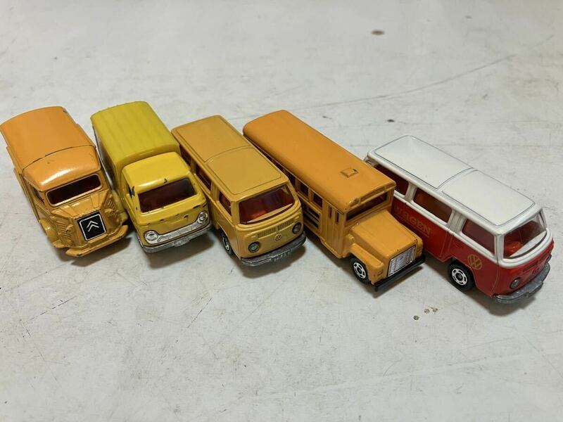 昭和レトロ TOMY ミニカー トミカ VW/CITROEN/HONDA バス トラック ワゴン車など 箱なし 玩具 おもちゃ