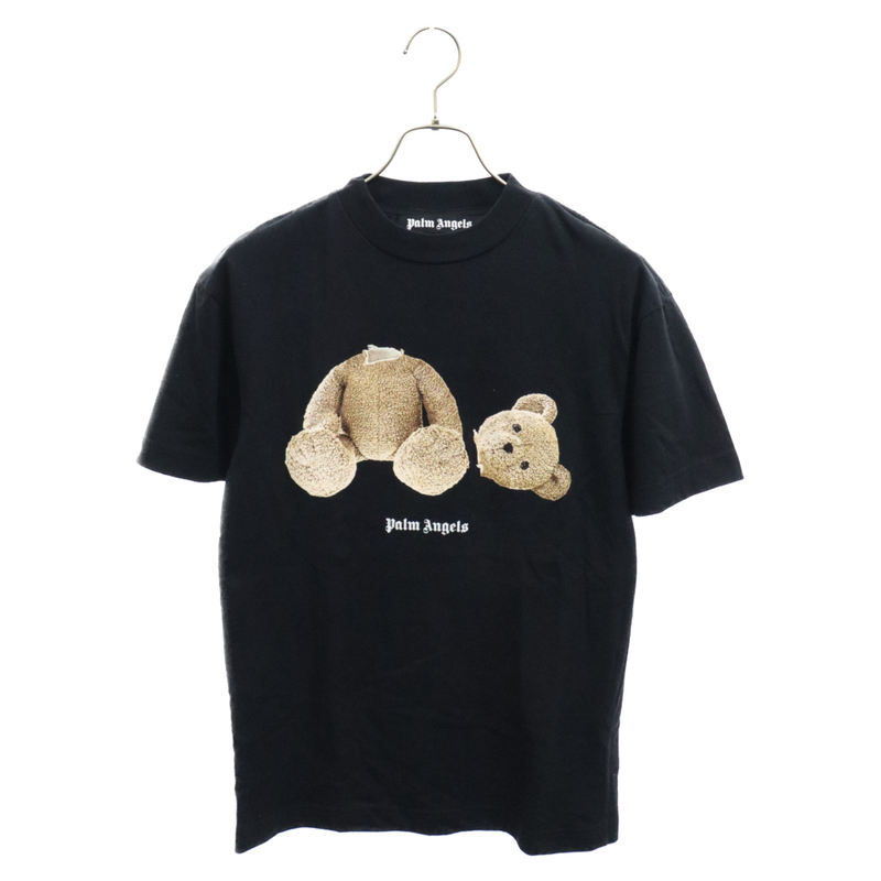 Palm Angels パームエンジェルス 20SS Kill The Bear Tee PMAA001E20JER003 バックロゴベアープリントクルーネック半袖Tシャツ ブラック