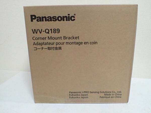 三2/1J〇パナソニック Panasonic 監視カメラ用 コーナー取付金具 WV-Q189 新品未使用〇
