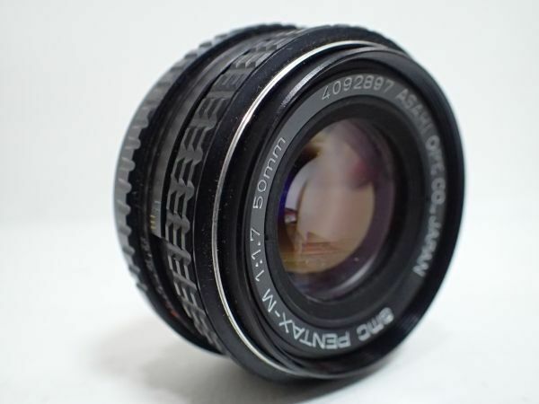 H054/6E◆SMC PENTAX-M 1:1.7 50mm ペンタックス カメラレンズ 良品◆
