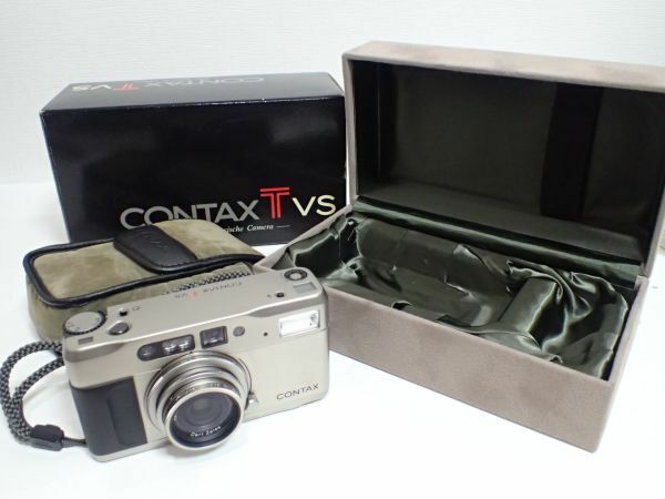 H073/8B◆CONTAX コンタックス T VS コンパクトカメラ Carl Zeiss 良品◆