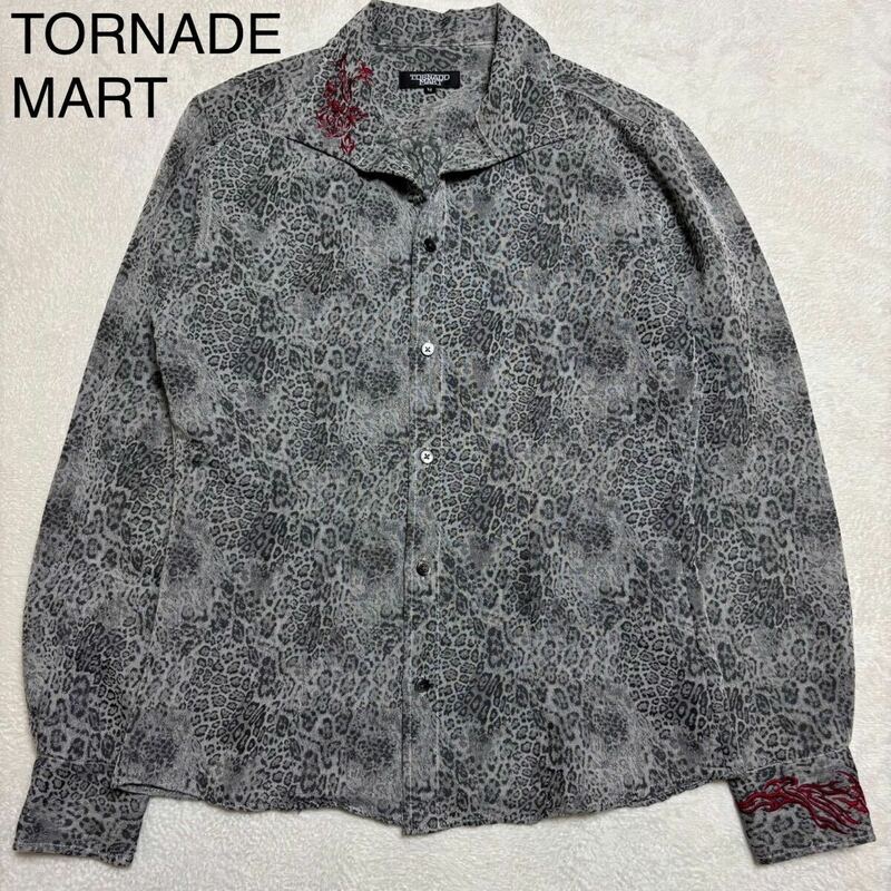 TORNADE MART トルネードマート 総柄 レオパード シャツ 長袖 y2k