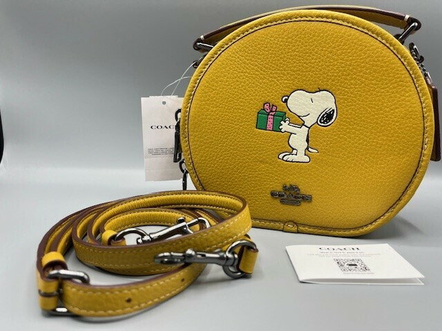 コーチ ★COACH★ キャンティーン クロスボディ スヌーピー プレゼント モチーフ COACH X PEANUTS コラボ