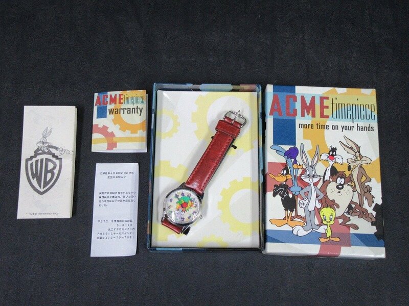 D3◆横浜古物◆ ワーナーブラザーズ 腕時計 ACME timepiece 1995