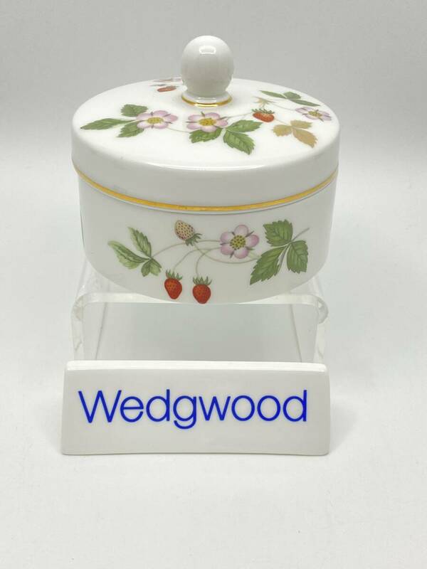 WEDGWOOD ウェッジウッド WILD STRAWBERRY Round Lid Box ワイルドストロベリー ラウンドリッドボックス *L21