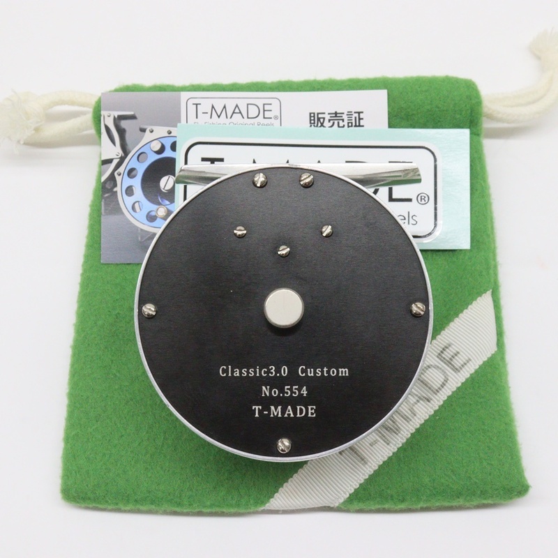  T-MADE ティーメイド Classic3.0 Custom フライリール 保存袋 販売証付 フィッシング 釣具 フライフィッシング クラシック3.0 カスタム