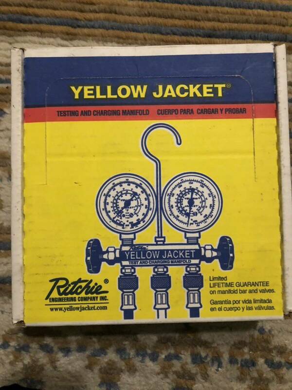 ★新品未使用★YELLOW　JACKET★Ritchie★40951★★マニホールドアサダ★R-410A用★イエロージャケット★