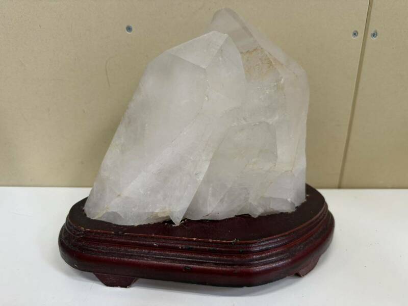 ●水晶 天然石 クラスター 群石 原石 インテリア パワーストーン 観賞用 置物 インテリア 重量 約7.1kg
