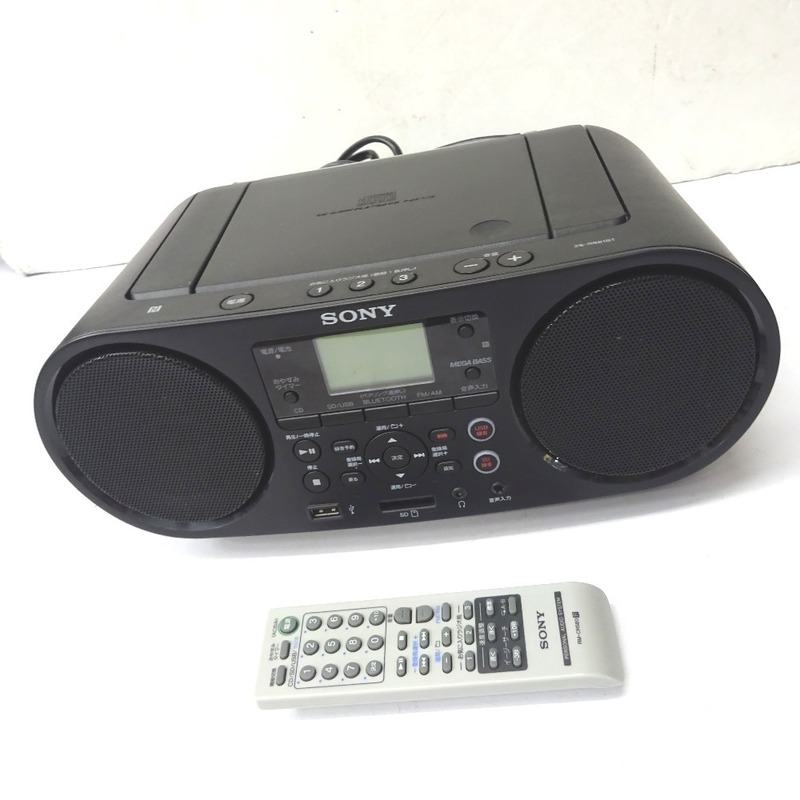 Ft1183671 ソニー CDラジオ Bluetooth接続 SDカード スマホ再生 ZS-RS81BT sony 中古