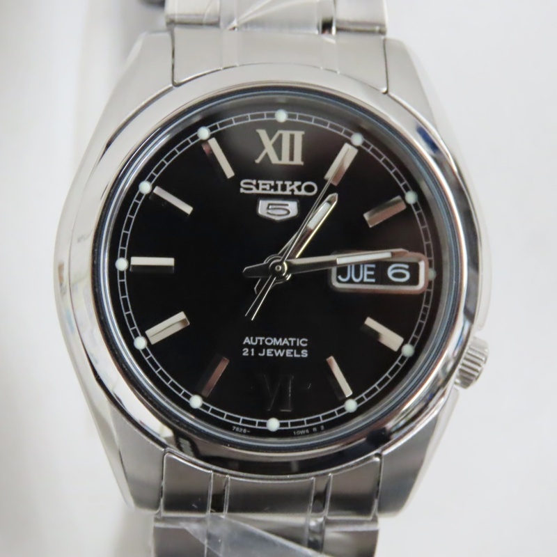 Ts524201 セイコー 腕時計 セイコー 5 ファイブ SNKL55K1 7S26-01V0 SS 黒文字盤 裏スケ メンズ SEIKO 未使用