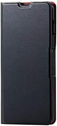 ブラック スタンド機能 マグネット付き 驚くほど薄くて軽い ソフトレザー SLIM ULTRA 手帳型 ケース S10 Galax