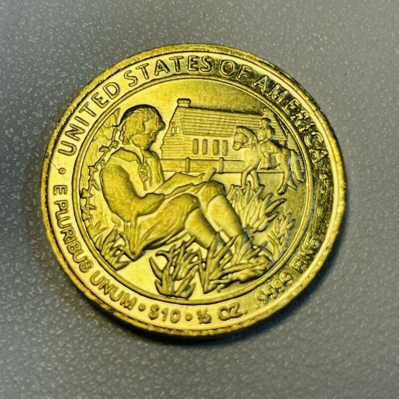 アメリカ 硬貨 古銭 第8代大統領 2008年 マーティン・ヴァン・ビューレン 1837-1841年 自由の女神 記念幣 コイン 重7.97g