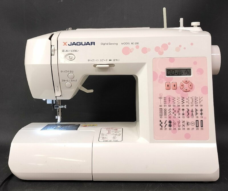 □簡易動作確認済み JAGUAR ジャガー KC-200 Digital Sewing コンピューター ミシン□埼玉戸田店