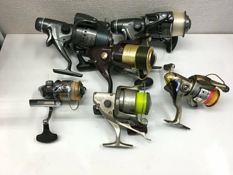 ▲二宮店▲【現状品】U5-178 リール 6点 まとめ売り SHIMANO/他 釣り具 釣り用品