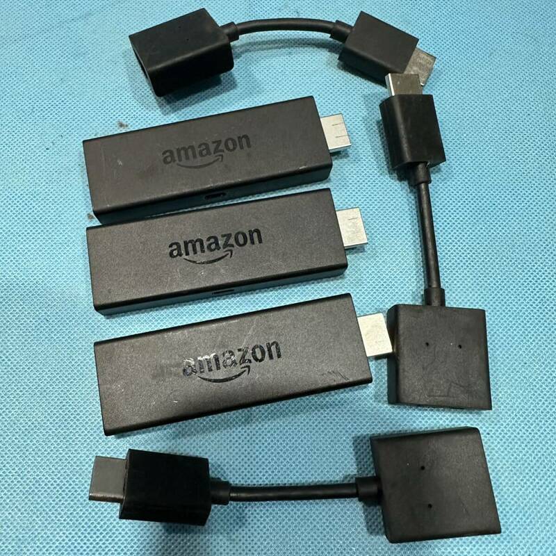 第2世代 Amazon LY73PR Fire TV Stick アマゾン ファイヤーTVスティック 3点セット 延長ケーブル付き 通電確認済み