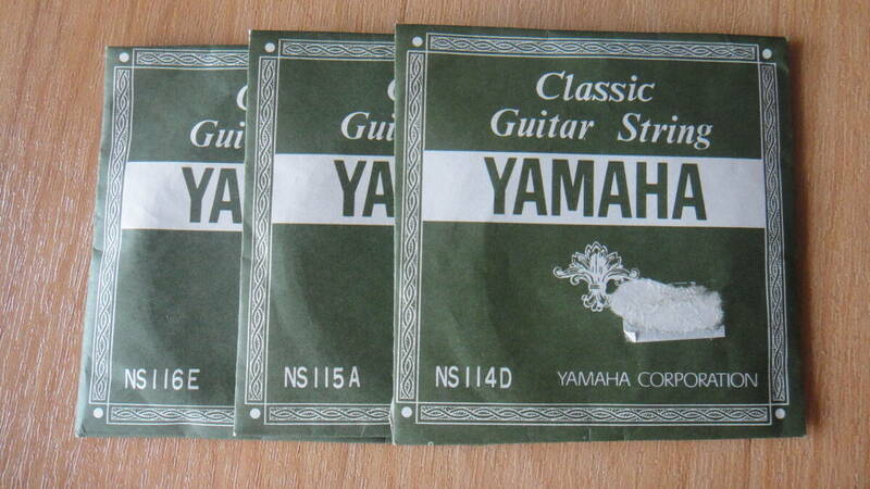 YAMAHA　クラッシック　ギター弦 ☆ Classic　Guitar String　NS114D/115A/116E ☆ 3本 ヤマハ