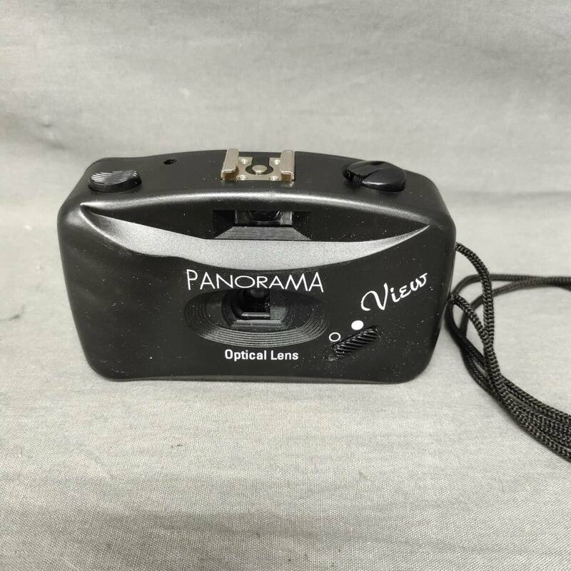 060517 GZ-04448 PANORAMA パノラマ View フィルムカメラ ブラック ジャンク品