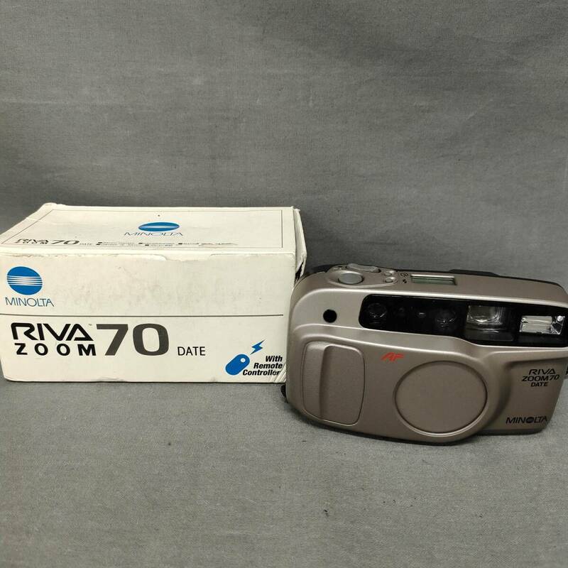 060530 GZ-04492 MINOLTA ミノルタ RIVA ZON70 DATE AF フィルムカメラ 箱付き ジャンク品