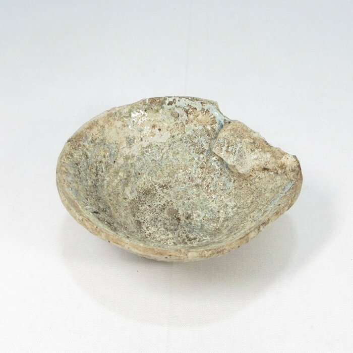 【G2311】鎌倉時代 灰釉陶器 山茶碗 発掘品 瀬戸 美濃 常滑