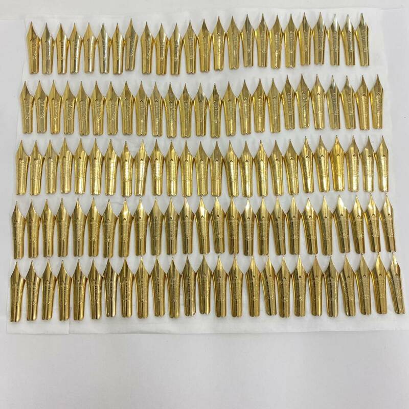 872 ペン先 5号 WARRANTED WORLDQUEEN SPECIAL PEN ゴールドカラー 替ペン 万年筆 筆記用具 紙込重量 32g