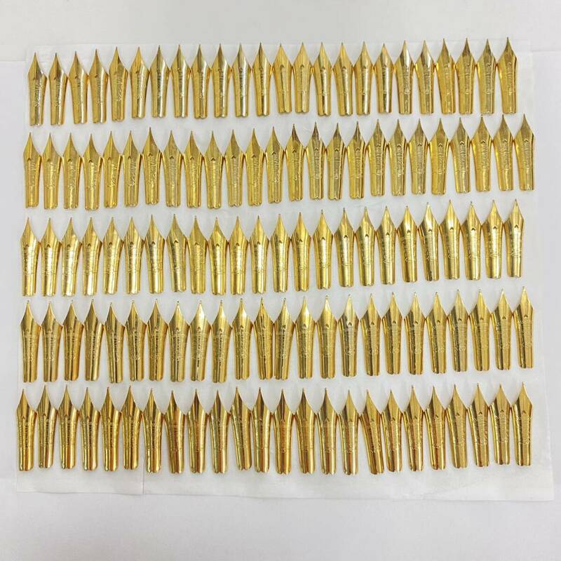 876 ペン先 5号 WARRANTED WORLDQUEEN SPECIAL PEN ゴールドカラー 替ペン 万年筆 筆記用具 紙込重量 32g