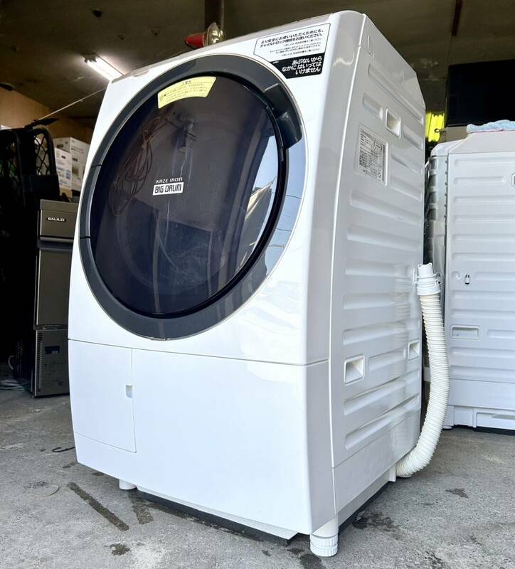【即決】21年製 日立 HITACHI ドラム式洗濯乾燥機 BD-SV110FL 洗濯11kg/乾燥6kg 札幌引取り歓迎