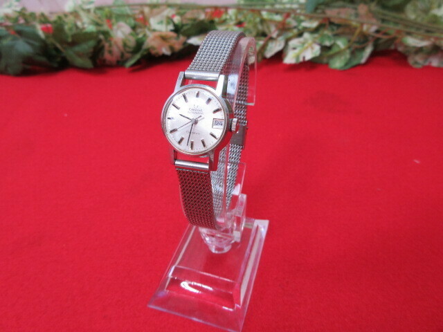 クリRS322　OMEGA オメガ レディース　腕時計 アンティーク　自動巻き 日付 SS