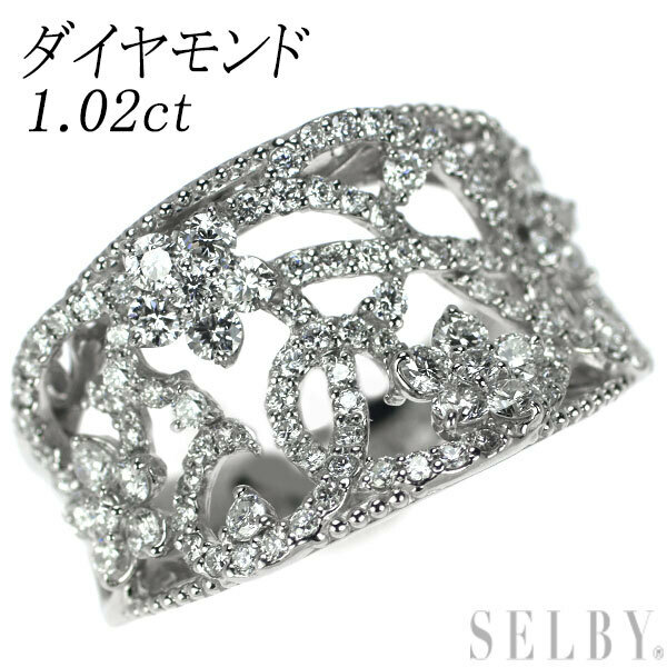 Pt900 ダイヤモンド リング 1.02ct 出品5週目 SELBY